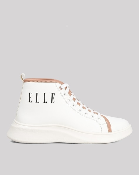 Elle High-Top Lace-Up Sneakers