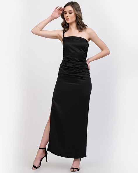 Formal Dress: 70008. Short, One Shoulder, Straight, Closed Back | Alyce  Paris