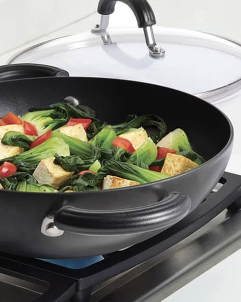 Circulon Origins Non-Stick 30cm Kadai/Wok with Lid - PotsandPans India