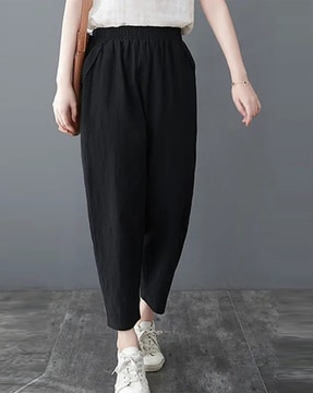 Buy Women Beige Regular Fit Solid Casual Pants Online - 451067 | Allen Solly-hkpdtq2012.edu.vn