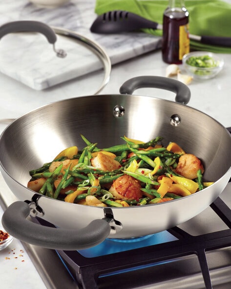 Circulon Origins Non-Stick 30cm Kadai/Wok with Lid - PotsandPans India