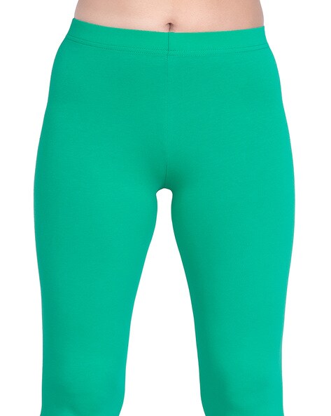 Buy Green Leggings for Women by ONE SKY Online