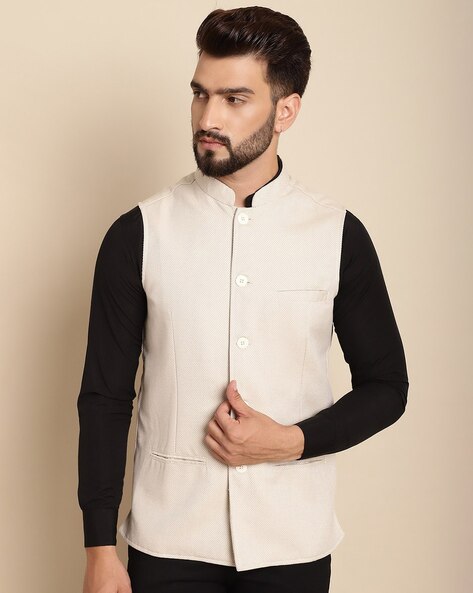 Waistcoat hot sale cream colour