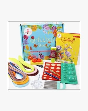 kalakaram Quilling Craft Kit with Paper Strips & Tools Art Craft Kit-picture-23