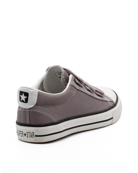 Grey 2024 converse velcro