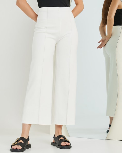 Women's Pleat Front Relaxed Fit Tailored Trousers | Boohoo UK
