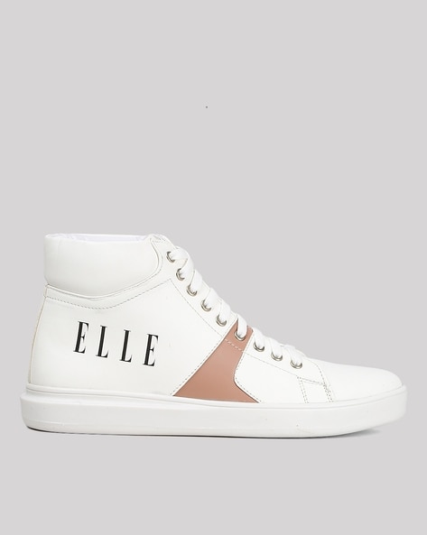 Elle Low-Top Lace-Up Sneakers