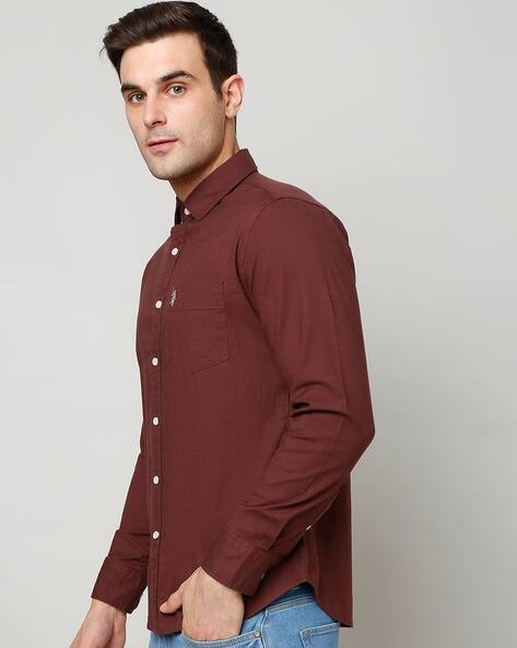 Tailored Fit Shirt with Patch Pocket