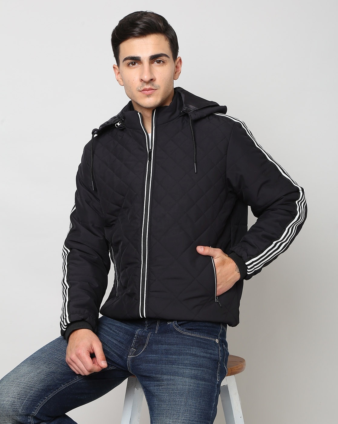 Buy Black Jackets & Coats for Men by LOUIS PHILIPPE Online | Ajio.com