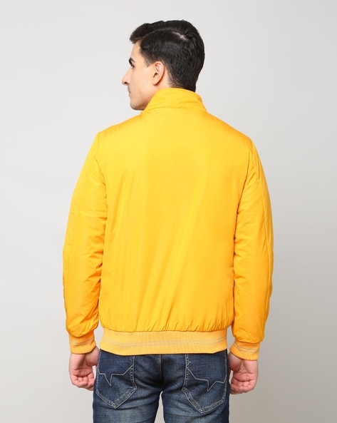 Mustard on sale long jacket