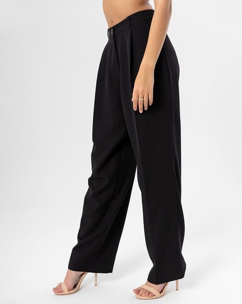 Buy Black Trousers & Pants for Women by SAM Online