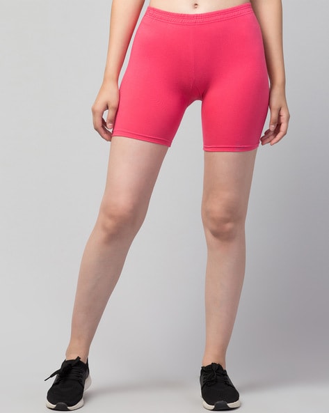 Summer Women's Sports Hot Pants Pure Cotton Loose Outer Wear Korean Elastic  High Waist Fashionable Slim Casual Wide-leg Shorts - Running Shorts -  AliExpress