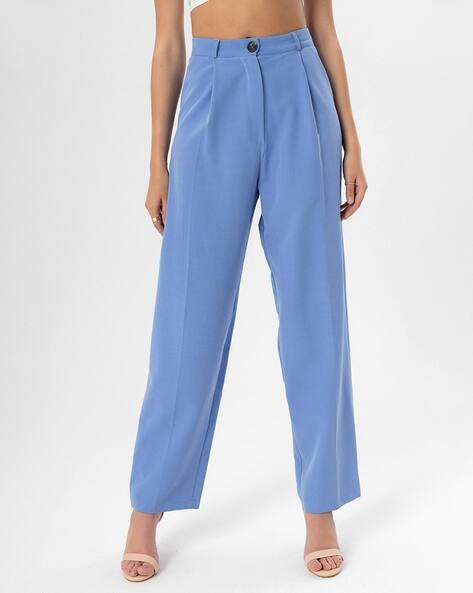 SAM High-Rise Pleat-Front Tapered Fit Trousers