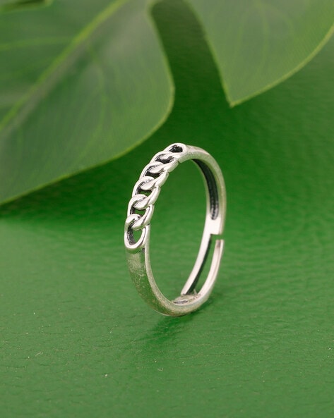 Pure silver rings hot sale for girlfriend