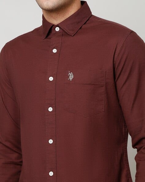 Tailored Fit Shirt with Patch Pocket