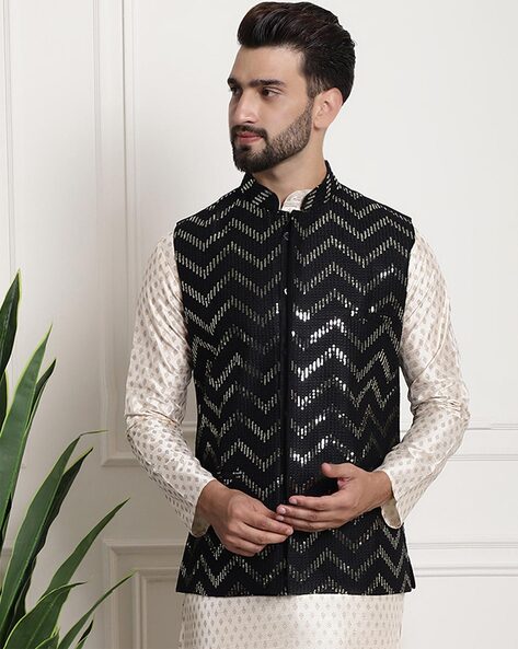 Ajio nehru sale jacket