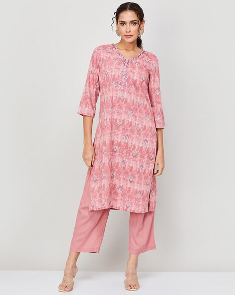 Melange on sale pink kurta