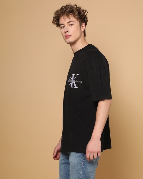 Calvin Tshirts Klein Jeans Online Buy for Men Black by