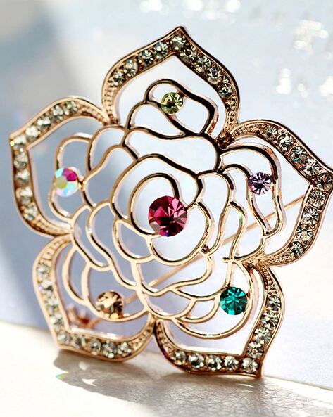 Buy Gold Brooches & Pins for Women by Vendsy Online