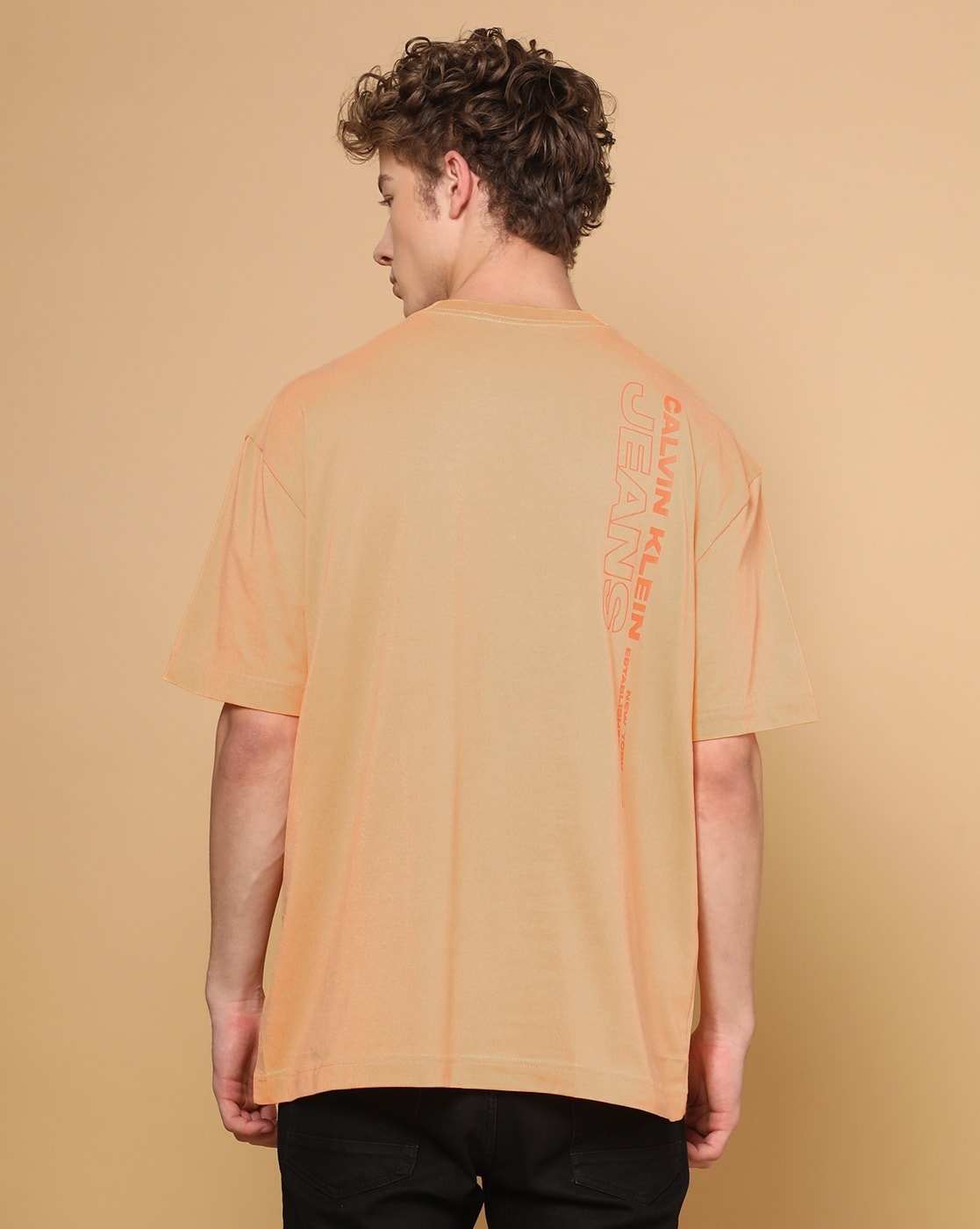 Men Orange for Jeans Tshirts Online Calvin Buy by Klein
