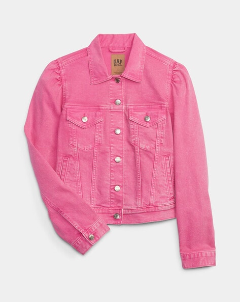 LTS Tall Women's Hot Pink Denim Jacket
