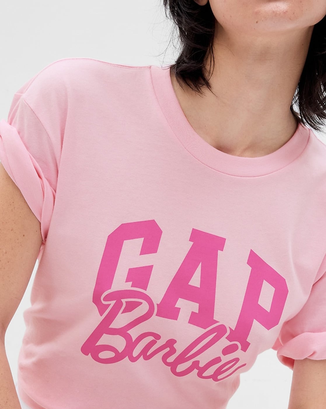 Pink discount barbie shirt