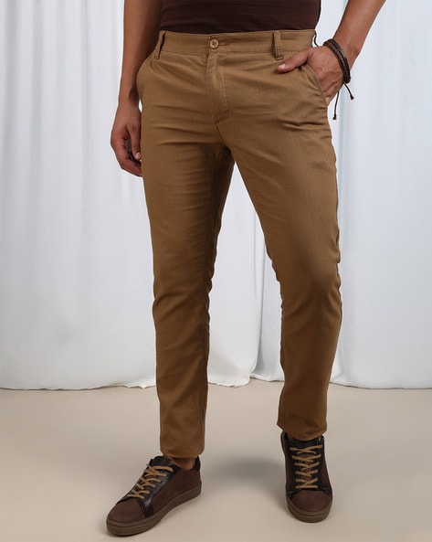 Men Brown Trousers| Gap UK