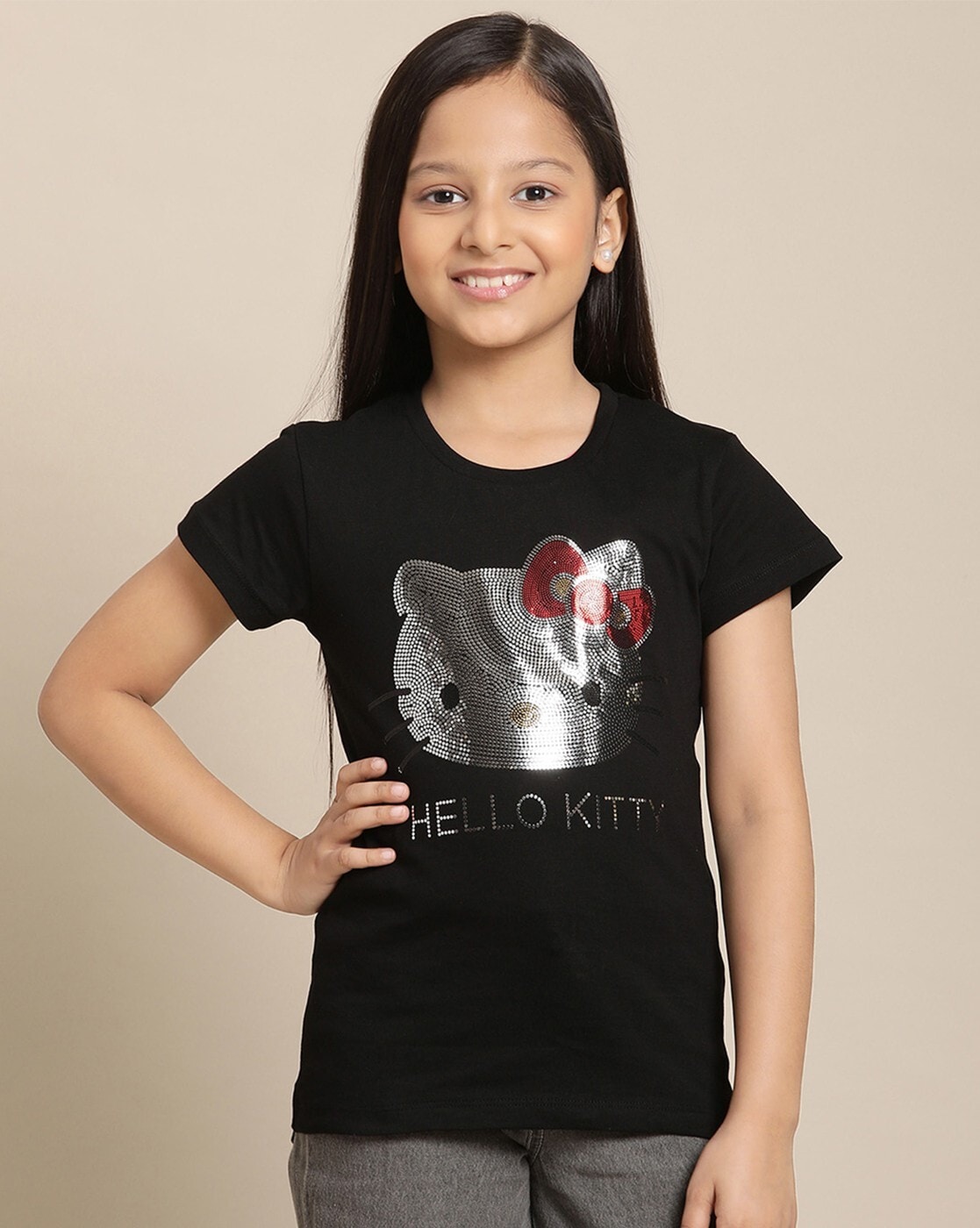 Women's BIOWORLD Black Hello Kitty T-Shirt