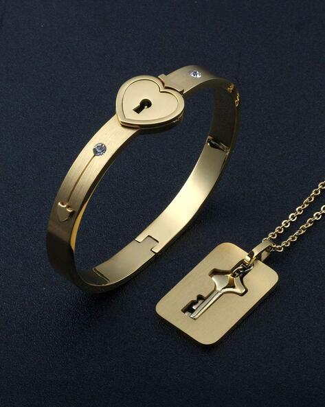 Key Lock Bracelet - Etsy