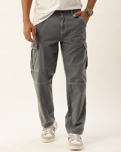 Tommy Jeans Straight Fit Cargo Pant - Uniform Olive | URBAN EXCESS.