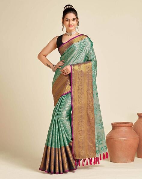 Buy Olive Sarees for Women by GRIVA DESIGNER Online | Ajio.com