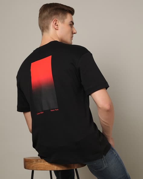 Ombre Back Print T-Shirt