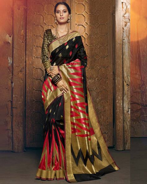 Best Woven Art Silk Wine Maroon Saree SARV139832