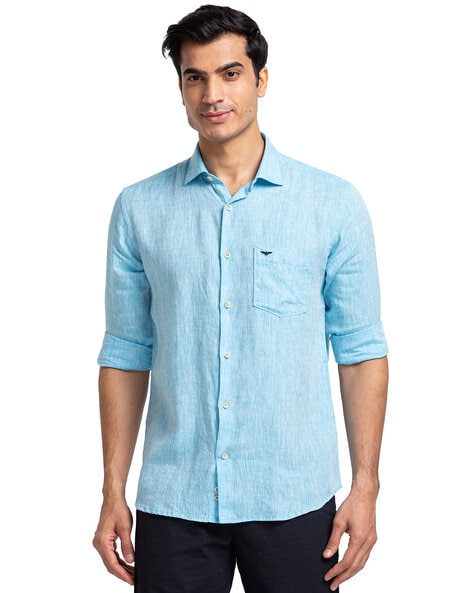 Buy Blue Shirts for Men by PARK AVENUE Online