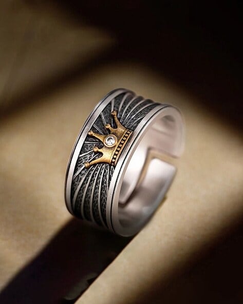 Buy Mens Stylish Rings Stainless Steel Band Rings Rings for Men Set of Rings  Silver Streetwear Jewellery Unisex Rings Black Rings Online in India - Etsy