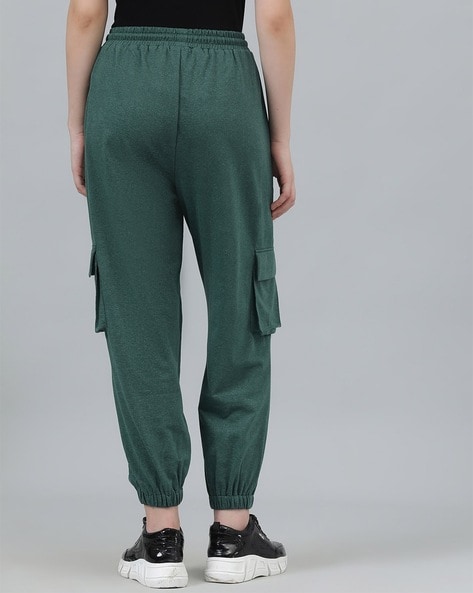 Women's twill cargo online joggers