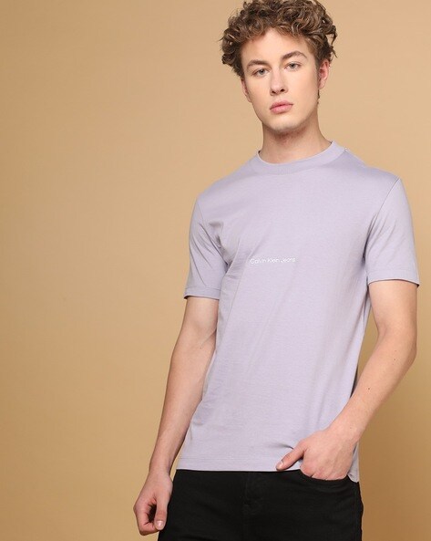 T-shirts Calvin Klein Jeans Stripe Colorblock T-Shirt White