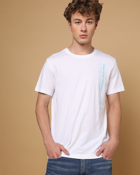 Buy White Tshirts for Men by Calvin Klein Jeans Online