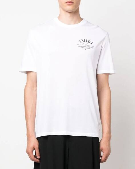 amiri t shirt mens white