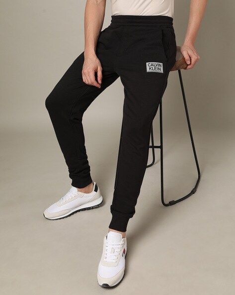 Black - Natural Relaxed Fit Cotton Fleece Jogger