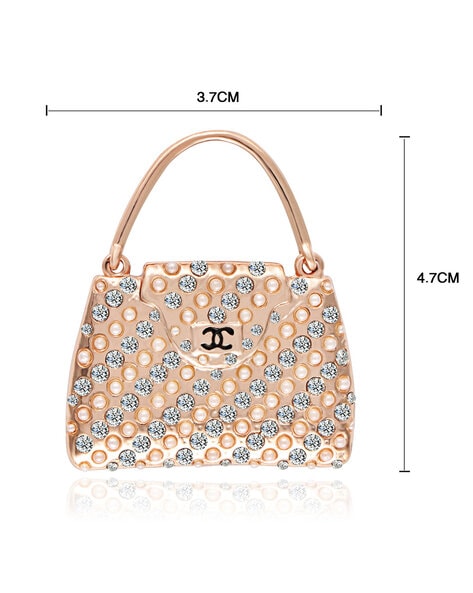 Buy Crystal Handbag Brooch Pin For Women/Girl's at Amazon.in