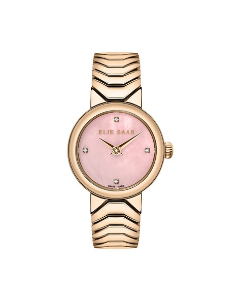 Buy Rose Gold Toned Watches for Women by Elie Saab Online Ajio