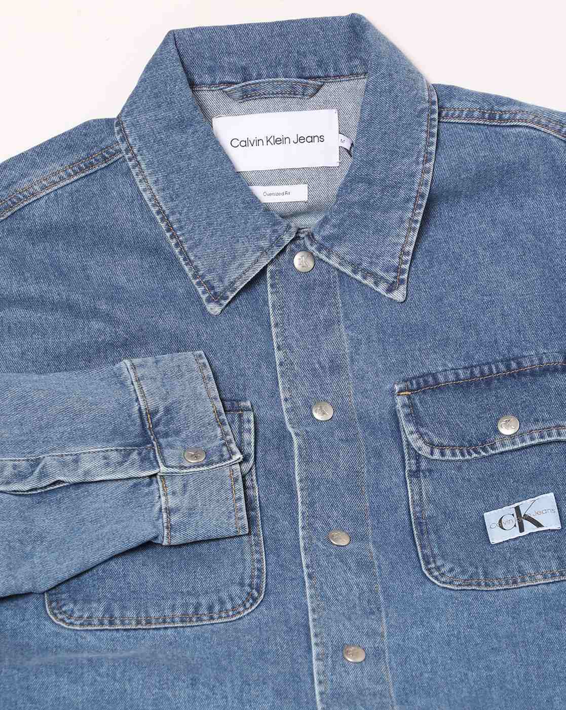 Buy Denim Blue Shirts by Online for Men Klein Calvin Jeans