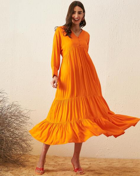 Buy orange dress sale