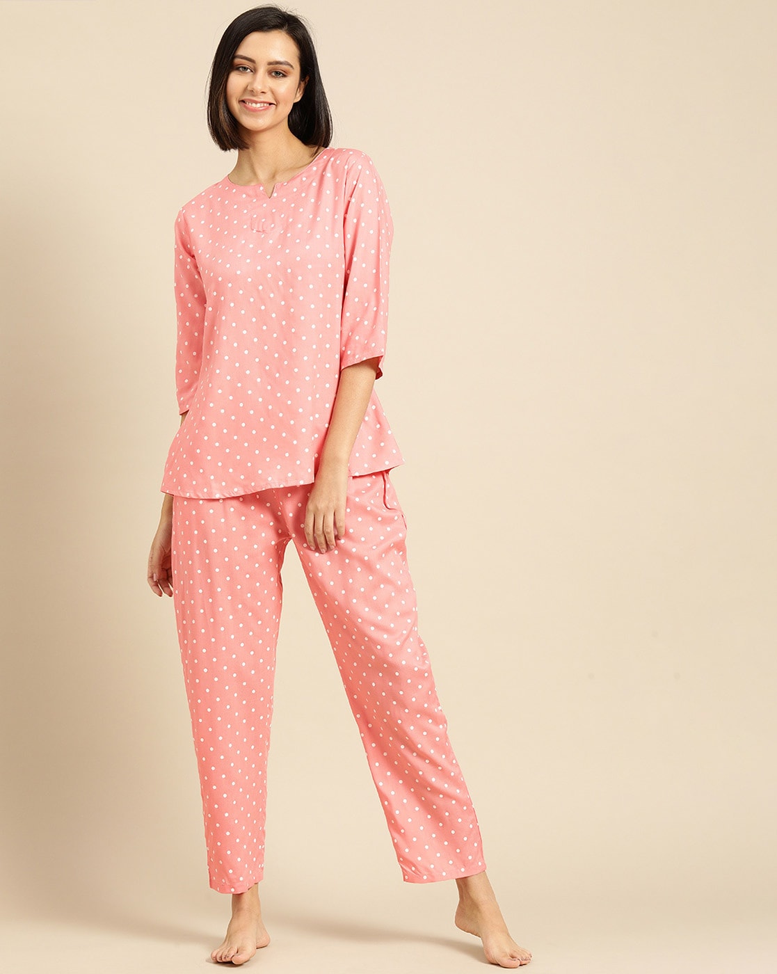 Spotty discount pyjamas ladies