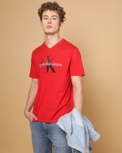 Monogram V-Neck T-Shirt