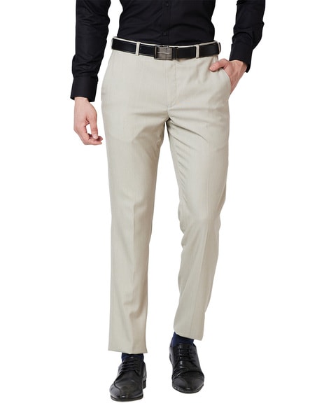 Buy online White Linen Pleated Trousers Formal from Bottom Wear for Men by Park  Avenue for ₹1349 at 50% off | 2024 Limeroad.com