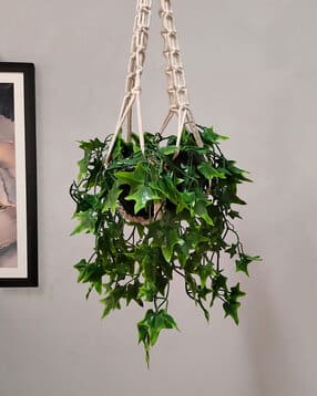 homesake Set of 2 Artificial Leaf Hanging Basket-picture-24