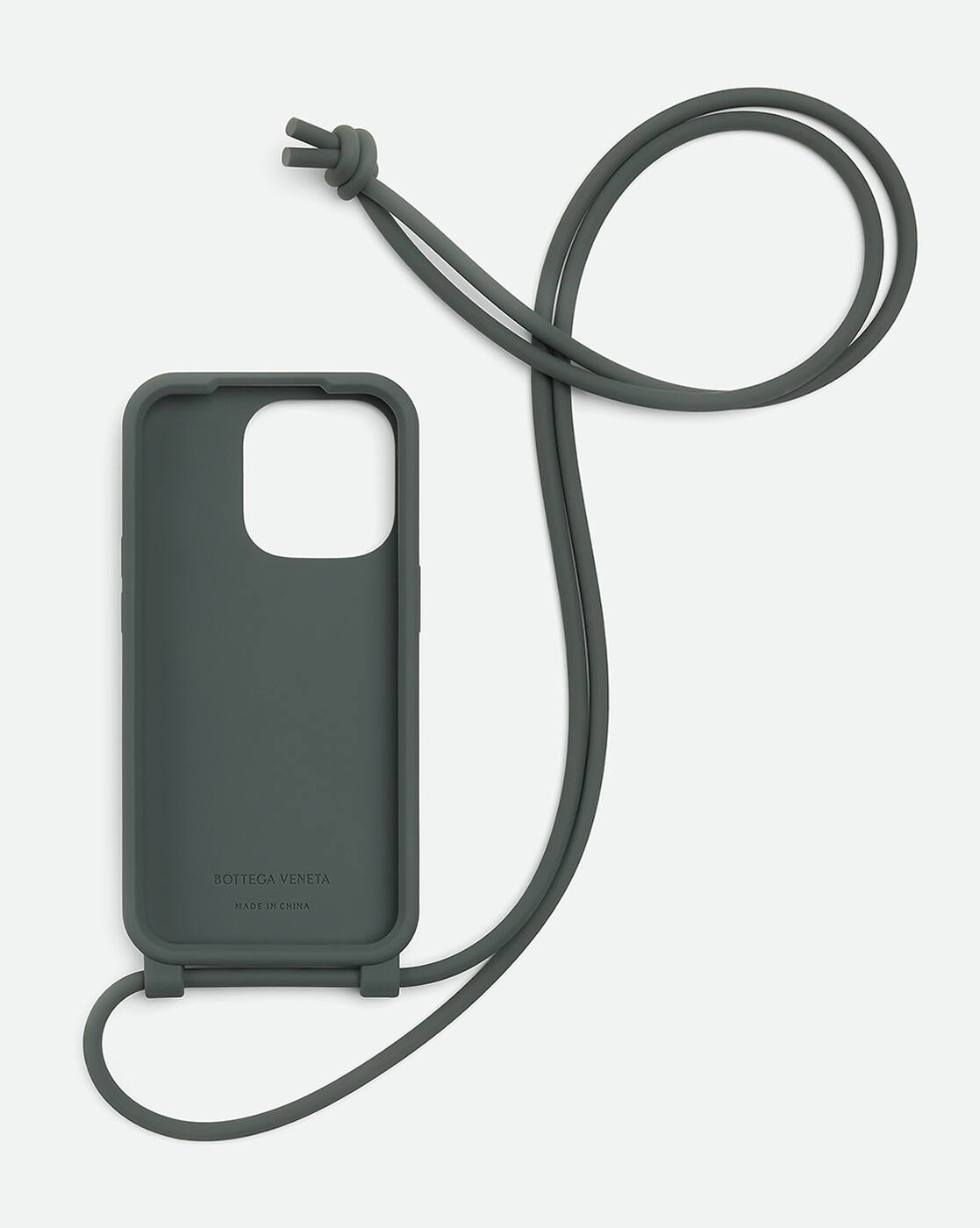 Buy BOTTEGA VENETA iPhone 14 Pro Case on Strap | Grey Color