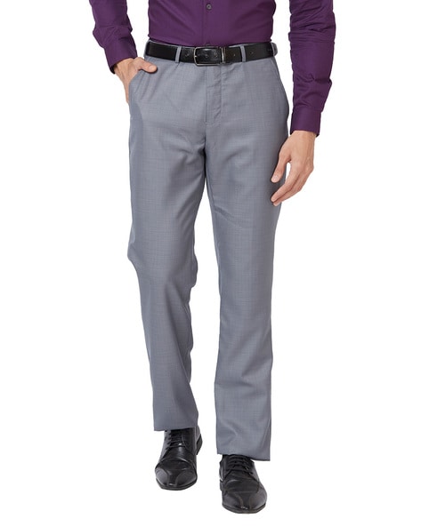 Buy PARK AVENUE Slim Fit Men Blue Trousers Online at Best Prices in India |  Flipkart.com